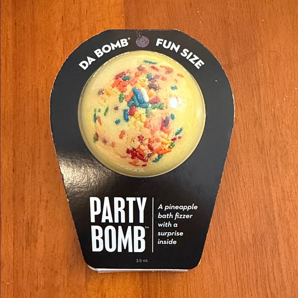 Da Bomb Party Bomb Fun Size Bath Fizzer - Yellow